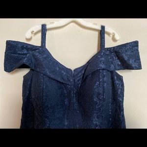 Long dress, hits the floor, prom or formal wedding